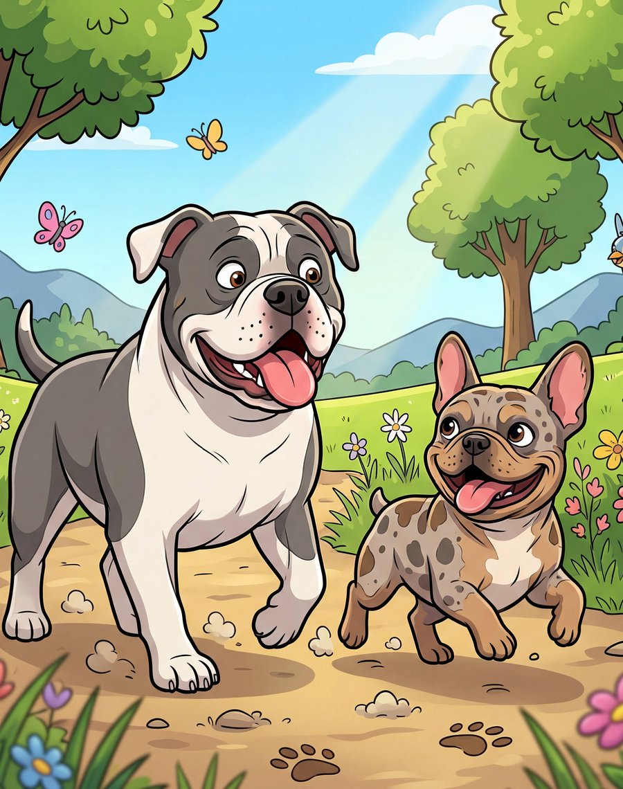 Vivian and Walter in the meadow
